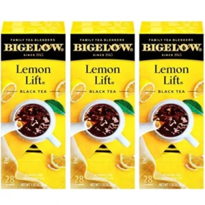 Bigelow Lemon Lift Tea Bags 28 count (Pack of 1) Lemon Flavored Black Tea.