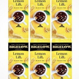 Bigelow Lemon Lift Black Tea Bags 28 count Box ( Pack of 3) Lemon Flavored Black Tea.